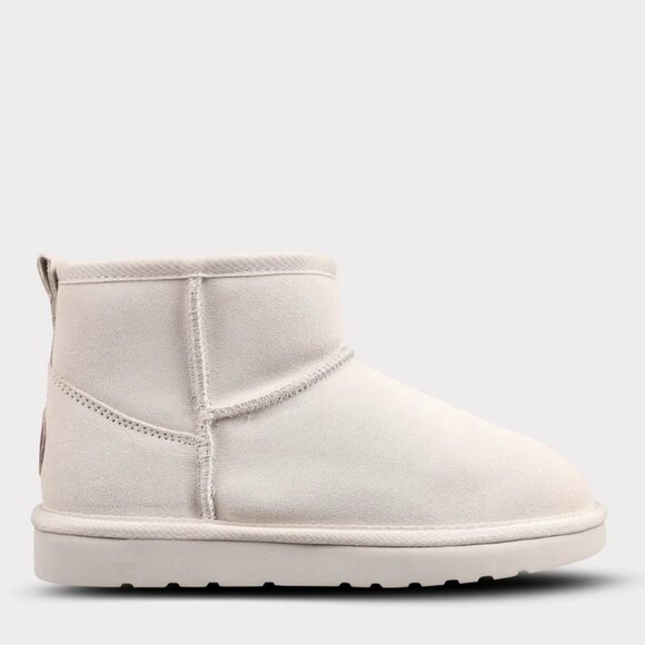 NEW LAMO Winter White Suede Kora Short Ankle Boots for women in white 1025 3m2 - Picture 5 of 10